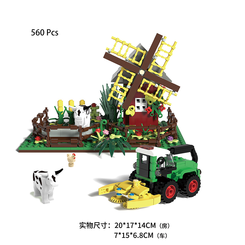 Is Farming Under Agriculture - مكعبات بناء هابي رانش MOC، ألعاب