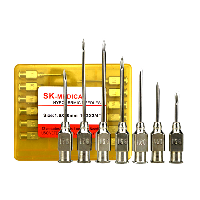 Veterinary Syringe Gun - 10 قطعة/صناديق حيوانات المزرعة الفولاذ المقاوم