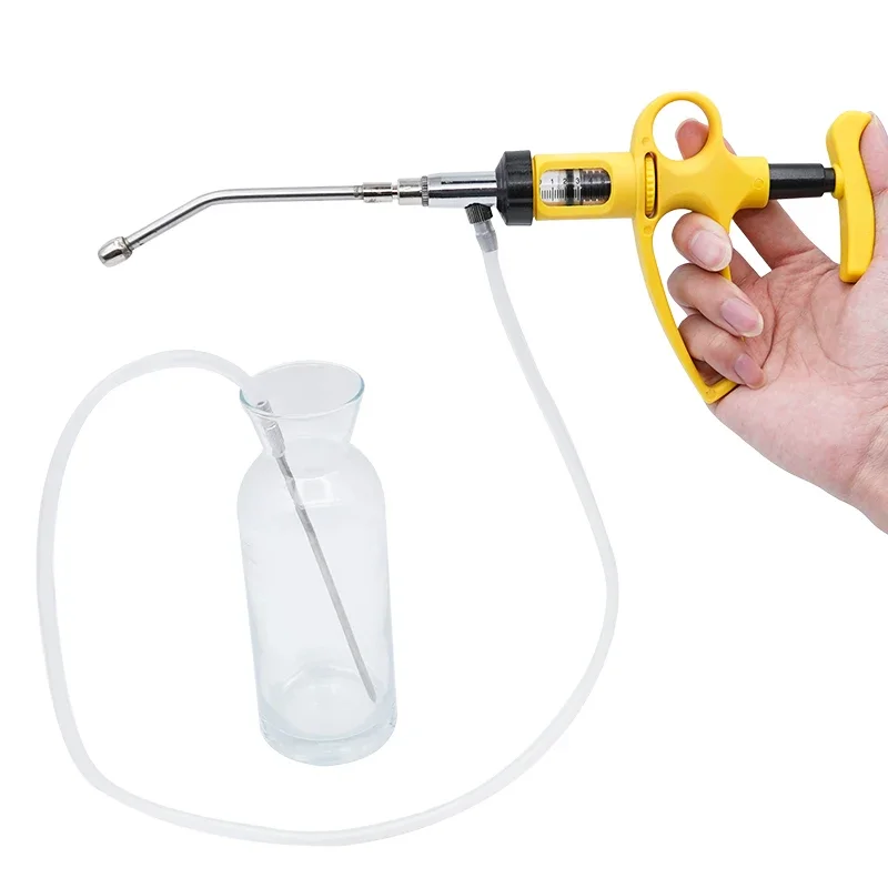 1 قطعة حقنة حقن المستمر الماشي - مراجعة Veterinary Syringe Gun وسعره