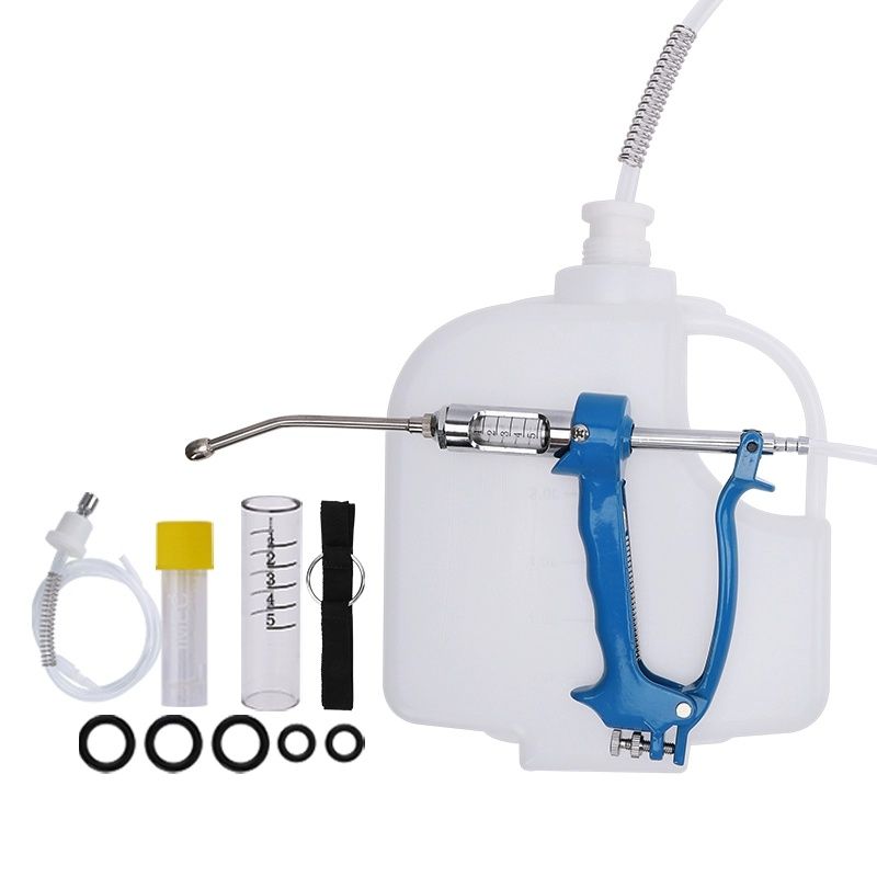 جهاز تعبئة الأدوية المعدني الم - مراجعة Veterinary Syringe Gun وسعره