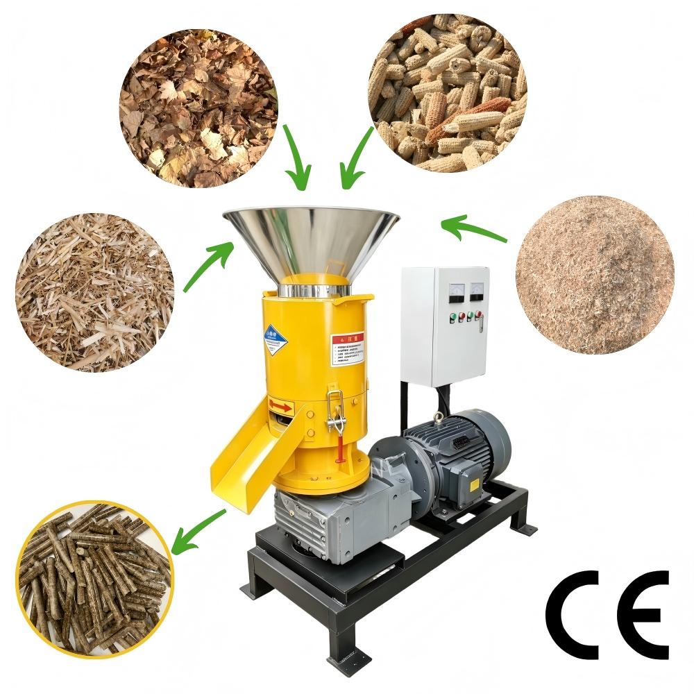آلة تصنيع كريات وقوالب الخشب ا - مراجعة Wood Pellet Making Machine وسعره