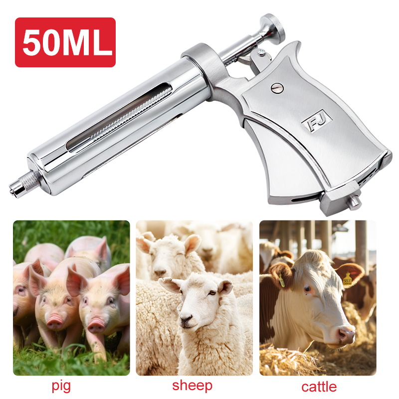 50 مللي حقنة مستمرة شبه أوتوما - مراجعة Veterinary Syringe Gun وسعره