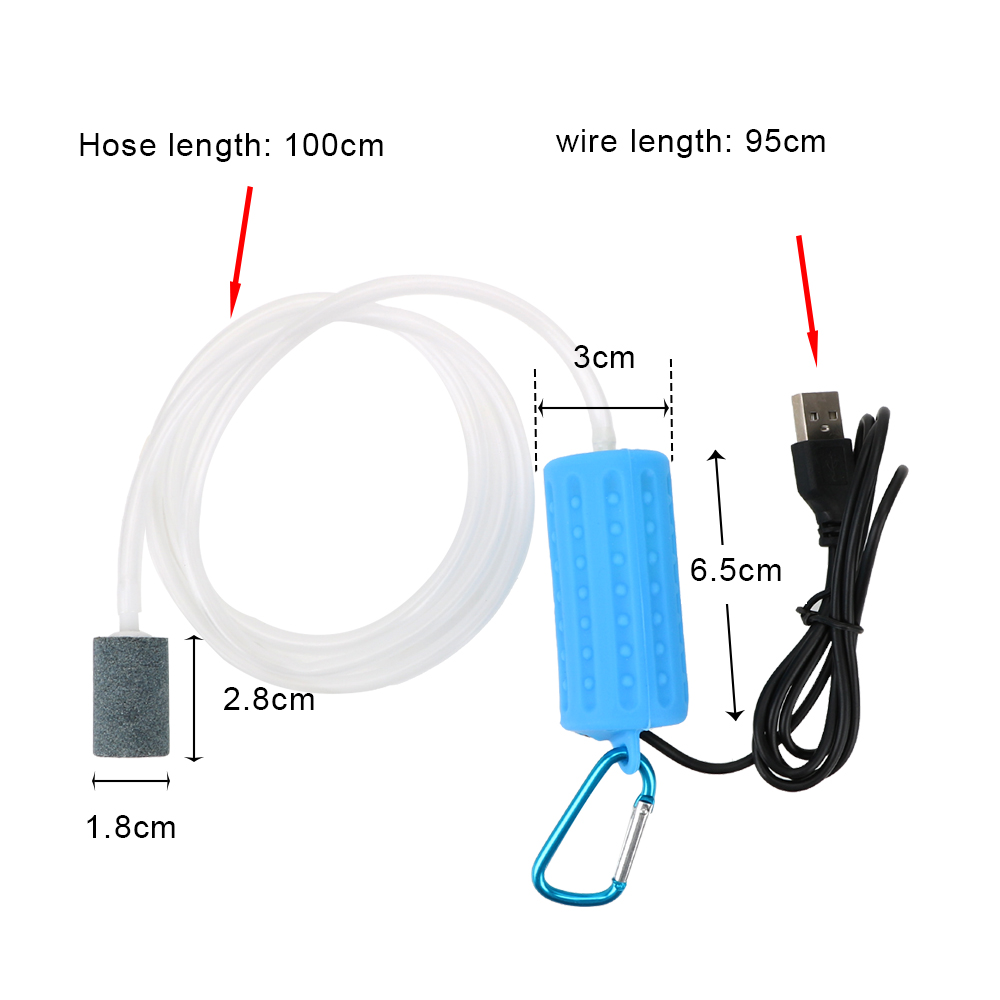 مضخة هواء أكسجين صغيرة محمولة  - مراجعة Aquaculture Aerator Pump وسعره