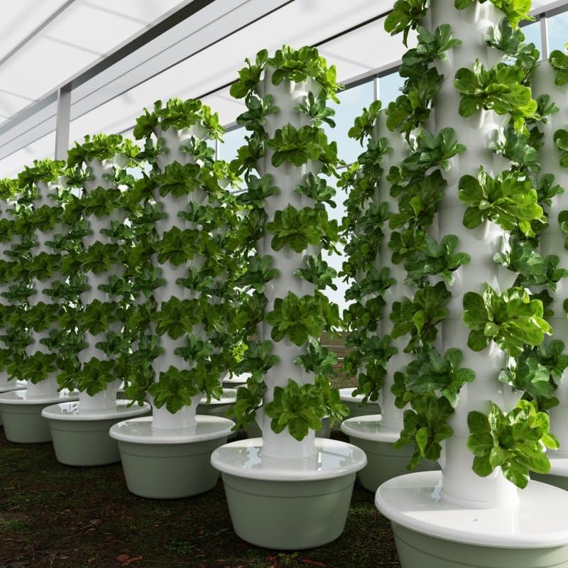 برج زراعة عمودي هيدروبوني للخض - مراجعة Agriculture Vertical Farming وسعره